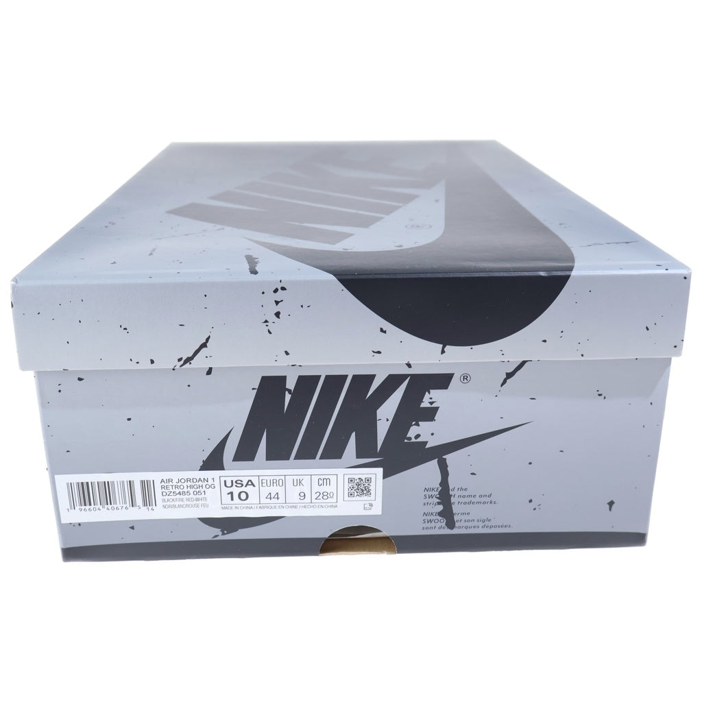 NIKE(ナイキ) AIR JORDAN 1 RETRO HIGH OG エアジョーダン1 レトロ ハイカットスニーカー ホワイト/グレー US10/28cm DZ5485-051
