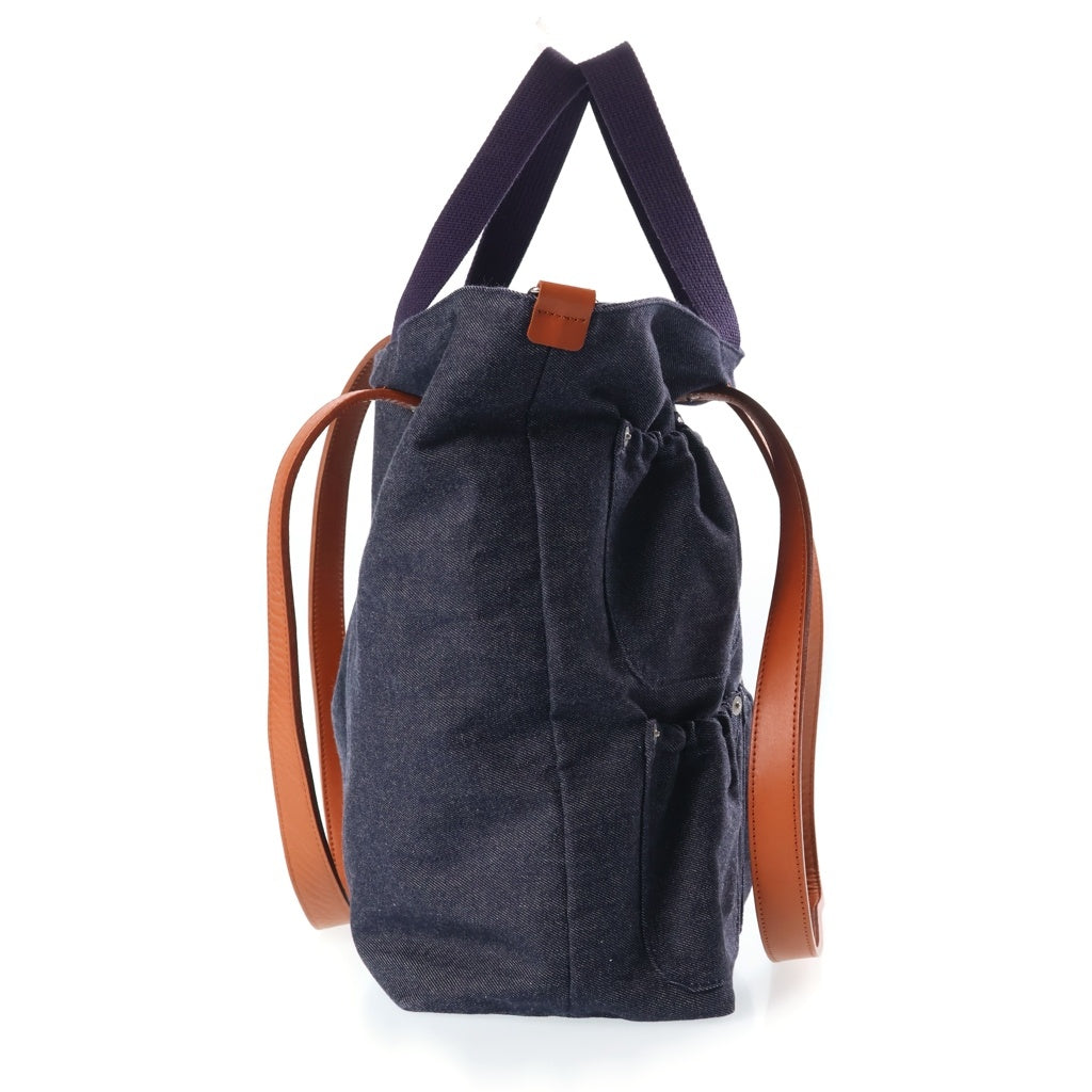 NO BRAND(ノーブランド) refomed（リフォメッド）FORMAN TOOL BAG デニム 2WAY トートバッグ ハンドバッグ ショルダーバッグ インディゴ REAC-007D