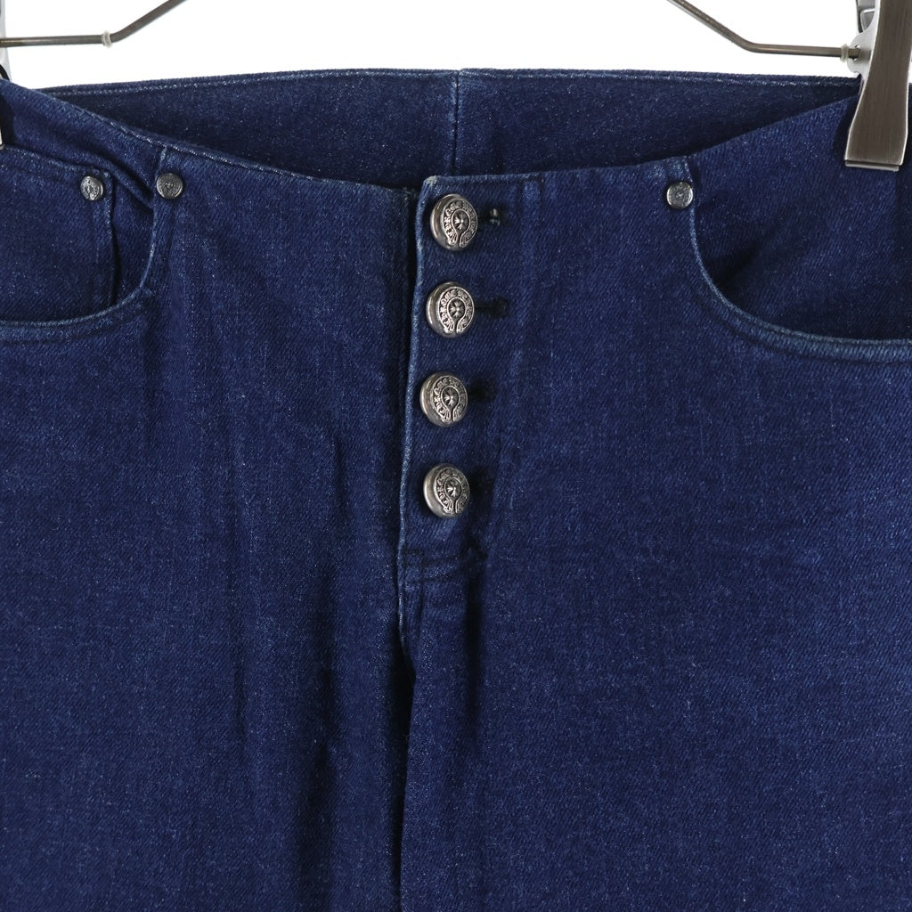 CHROME HEARTS(クロムハーツ) OLD 5POCKET FLARE DENIM PANTS デニムフレアパンツ 5ポケット レディース インディゴ