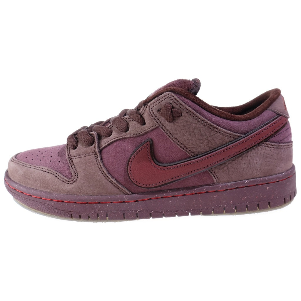 NIKE SB(ナイキエスビー) DUNK LOW PRM CITY OF LOVE ダンク プレミアム シティオブラブ ローカットスニーカー ブラウン US9/27cm FN0619-600
