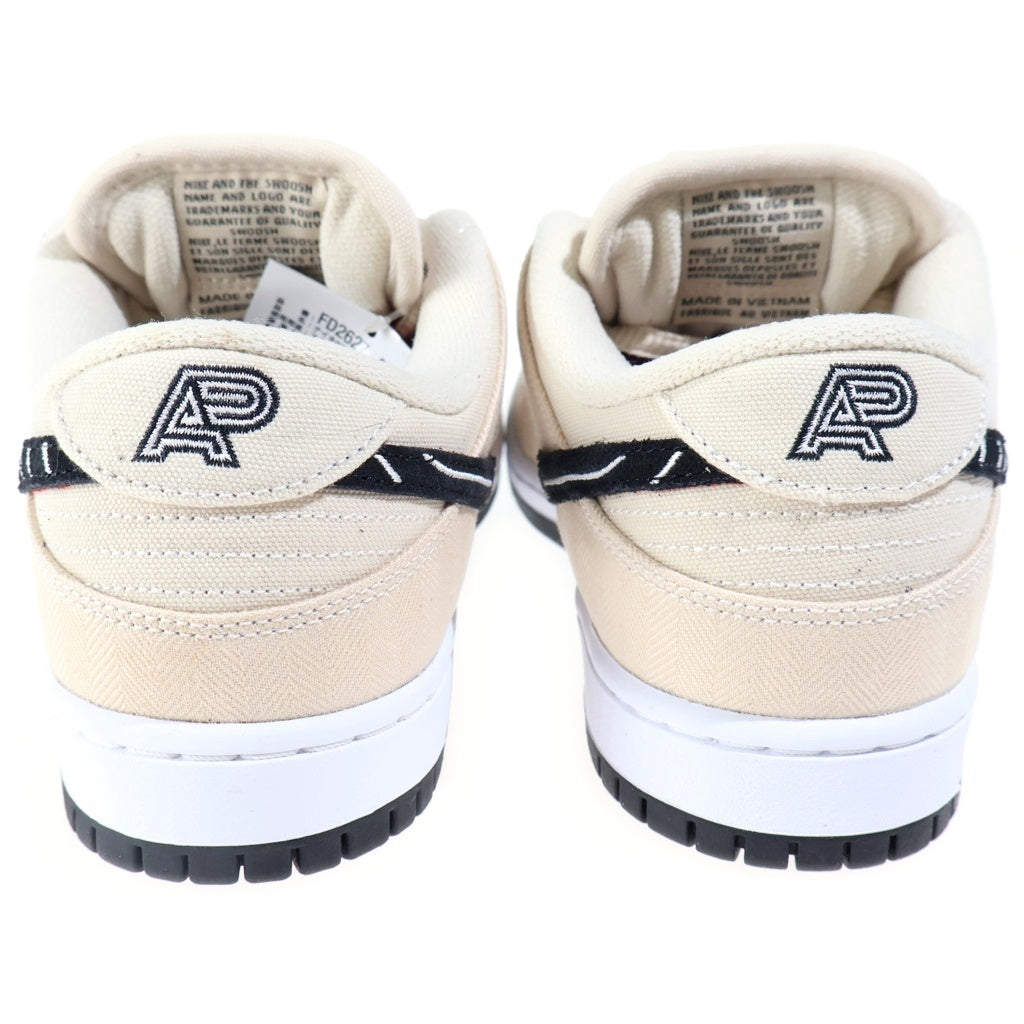 NIKE SB(ナイキエスビー) ×ALBINO & PRETO DUNK LOW PRO QS アルビノ&プレト ダンク ローカットスニーカー ベージュ/ブラック US9/27cm FD2627-200