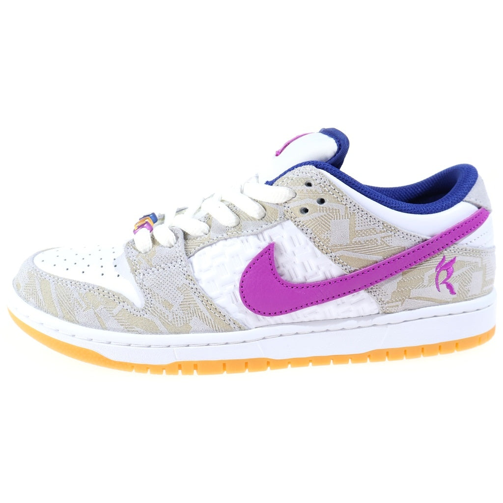 NIKE SB(ナイキエスビー) ×RAYSSA LEAL DUNK LOW PRM ライッサレアウ ダンク プレミアム ローカットスニーカー ホワイト/パープル US9.5/27.5cm FZ5251-001