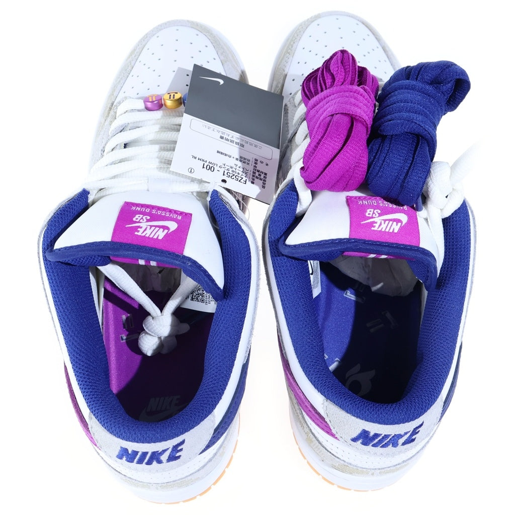 NIKE SB(ナイキエスビー) ×RAYSSA LEAL DUNK LOW PRM ライッサレアウ ダンク プレミアム ローカットスニーカー ホワイト/パープル US9.5/27.5cm FZ5251-001