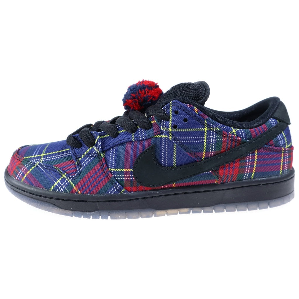 NIKE SB(ナイキエスビー) ×NARDWUAR DUNK LOW PRO QS TARTAN ナードワー ダンク プロ タータン ローカットスニーカー マルチ/ブラック US9/27cm II1493-600