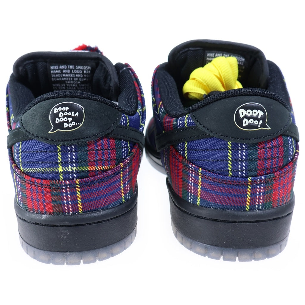 NIKE SB(ナイキエスビー) ×NARDWUAR DUNK LOW PRO QS TARTAN ナードワー ダンク プロ タータン ローカットスニーカー マルチ/ブラック US9/27cm II1493-600