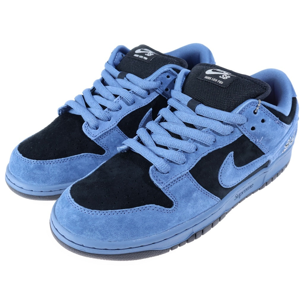 NIKE SB(ナイキエスビー) 25AW ×SUPREME DUNK LOW OCEAN FOG 北米限定 シュプリーム ダンク オーシャン フラッグ ローカットスニーカー ブルー/ブラック US9/27cm HQ8487-400