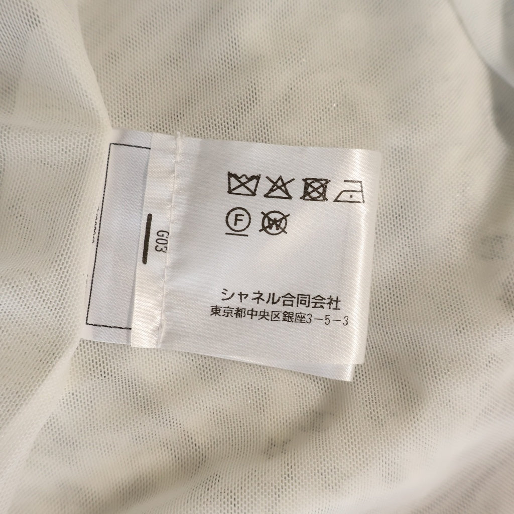 CHANEL(シャネル) 2024 RESORT Star CC Tops スター ココマークノースリーブトップス タンクトップ ポリエステル ホワイト P76301V68047 レディース