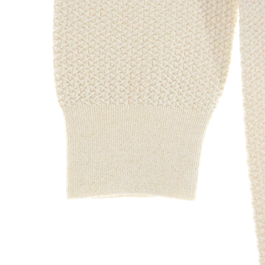 CHANEL(シャネル) CC Crystal Button Jumpsuit ココマーク クリスタル装飾ボタン オールインワン ジャンプスーツ ビスコース カシミヤ ベージュ P75403K10810 レディース