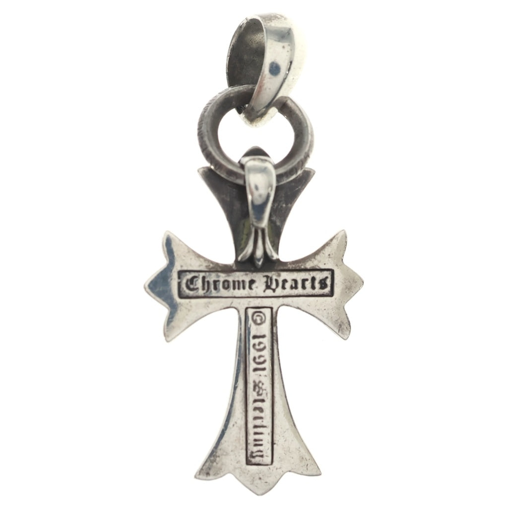 CHROME HEARTS(クロムハーツ) CH CRS SML W/BALE Wベイル スモールCHクロス ペンダントトップ シルバー BCA218