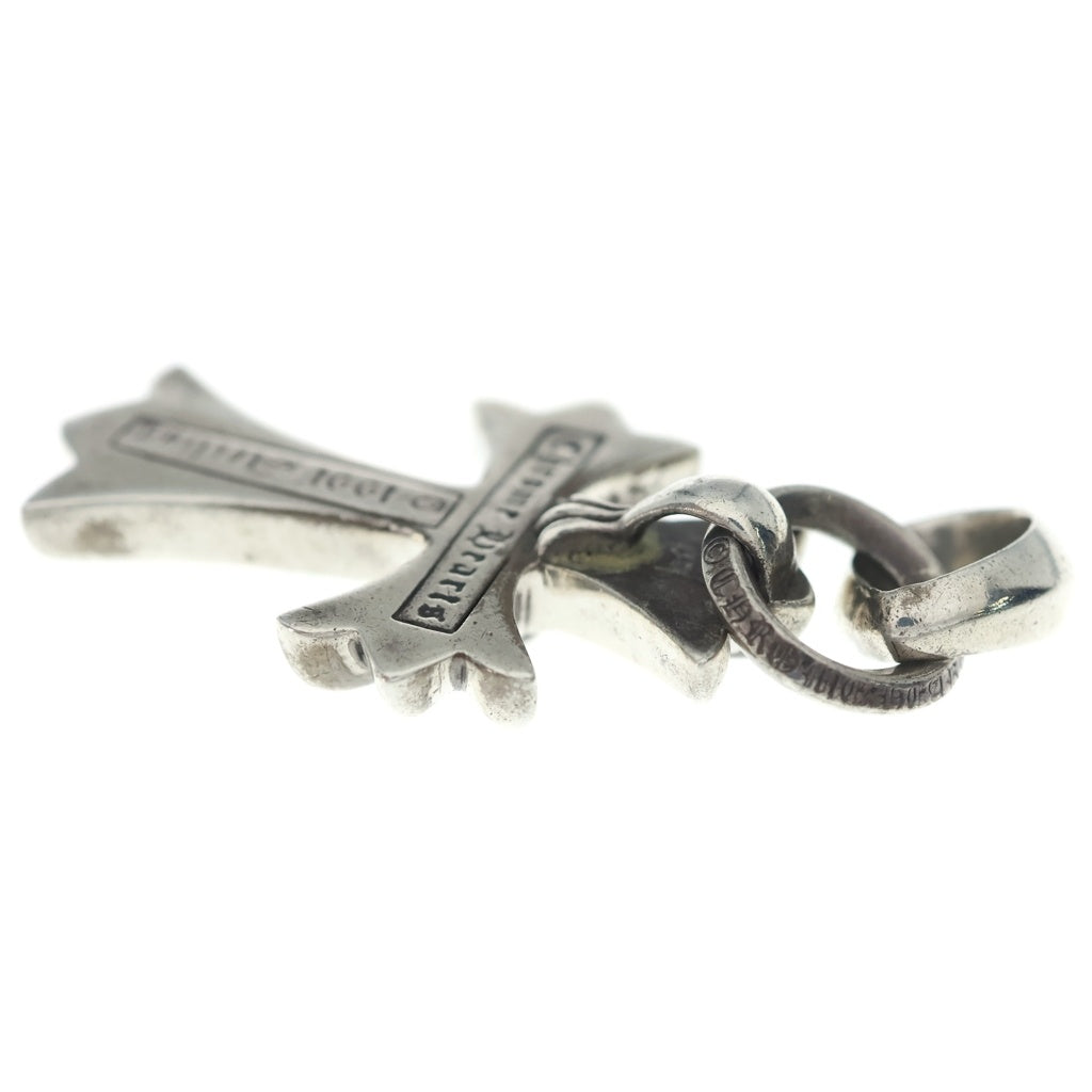 CHROME HEARTS(クロムハーツ) CH CRS SML W/BALE Wベイル スモールCHクロス ペンダントトップ シルバー BCA218