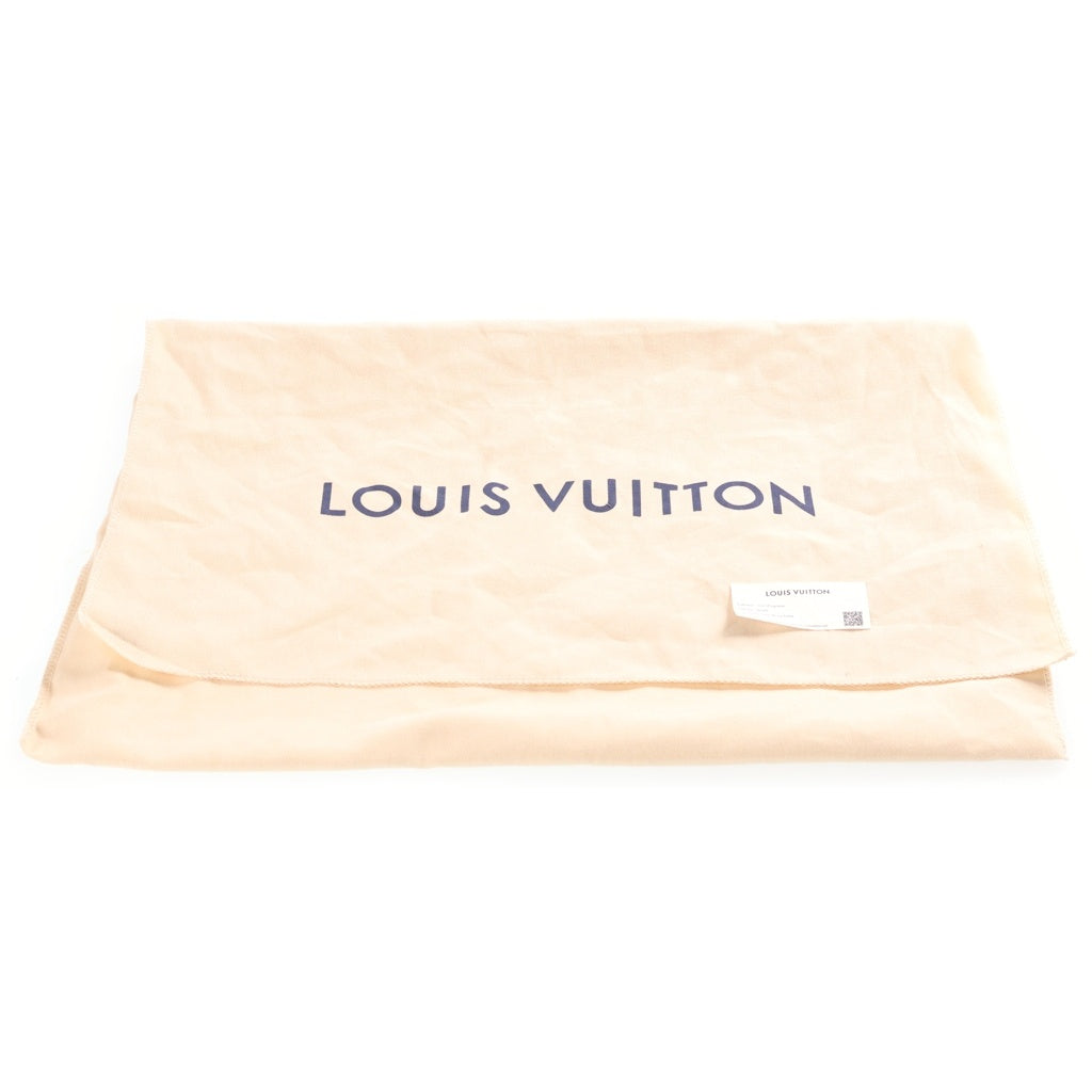 LOUIS VUITTON(ルイヴィトン) LVバイブ キャリーオールEW ショルダーバッグ ブラウン×ブラック レザー×PVC M28160 ゴールド金具 レディース