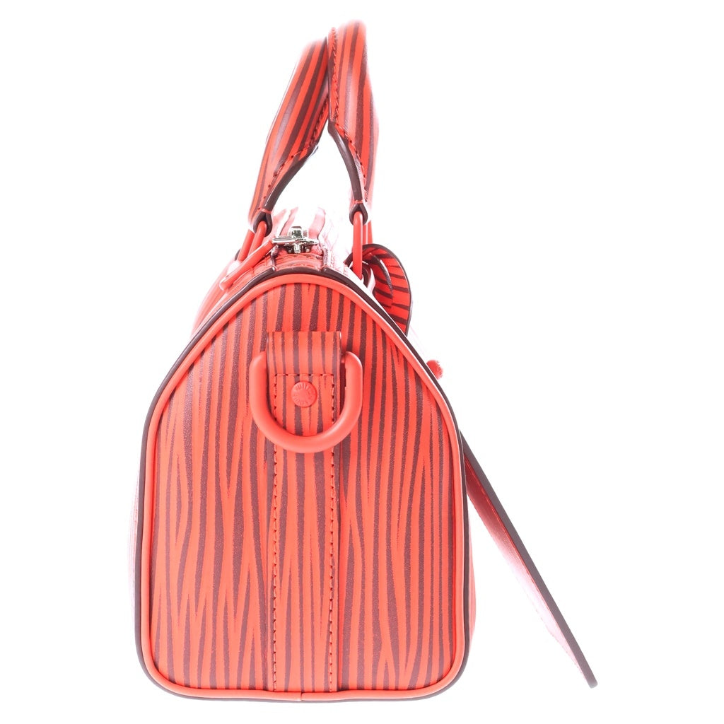 LOUIS VUITTON(ルイヴィトン) LV×ParkSeo-Bo キーポルバンドリエール25 2WAYハンドバッグ ボストンバッグ ショルダーバッグ レッド レザー M11588 レッド金具 レディース