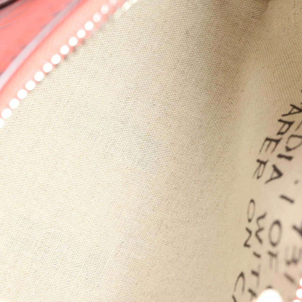 LOUIS VUITTON(ルイヴィトン) LV×ParkSeo-Bo キーポルバンドリエール25 2WAYハンドバッグ ボストンバッグ ショルダーバッグ レッド レザー M11588 レッド金具 レディース