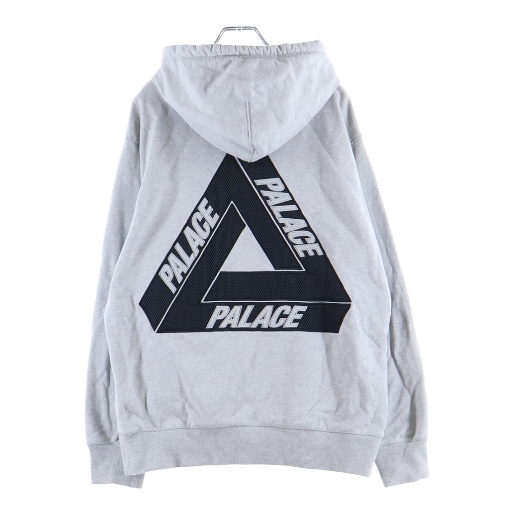 Palace Skateboards(パレススケートボーズ) 22SS TRI-MESH HOOD メッシュパネルロゴプルオーバーパーカー グレー