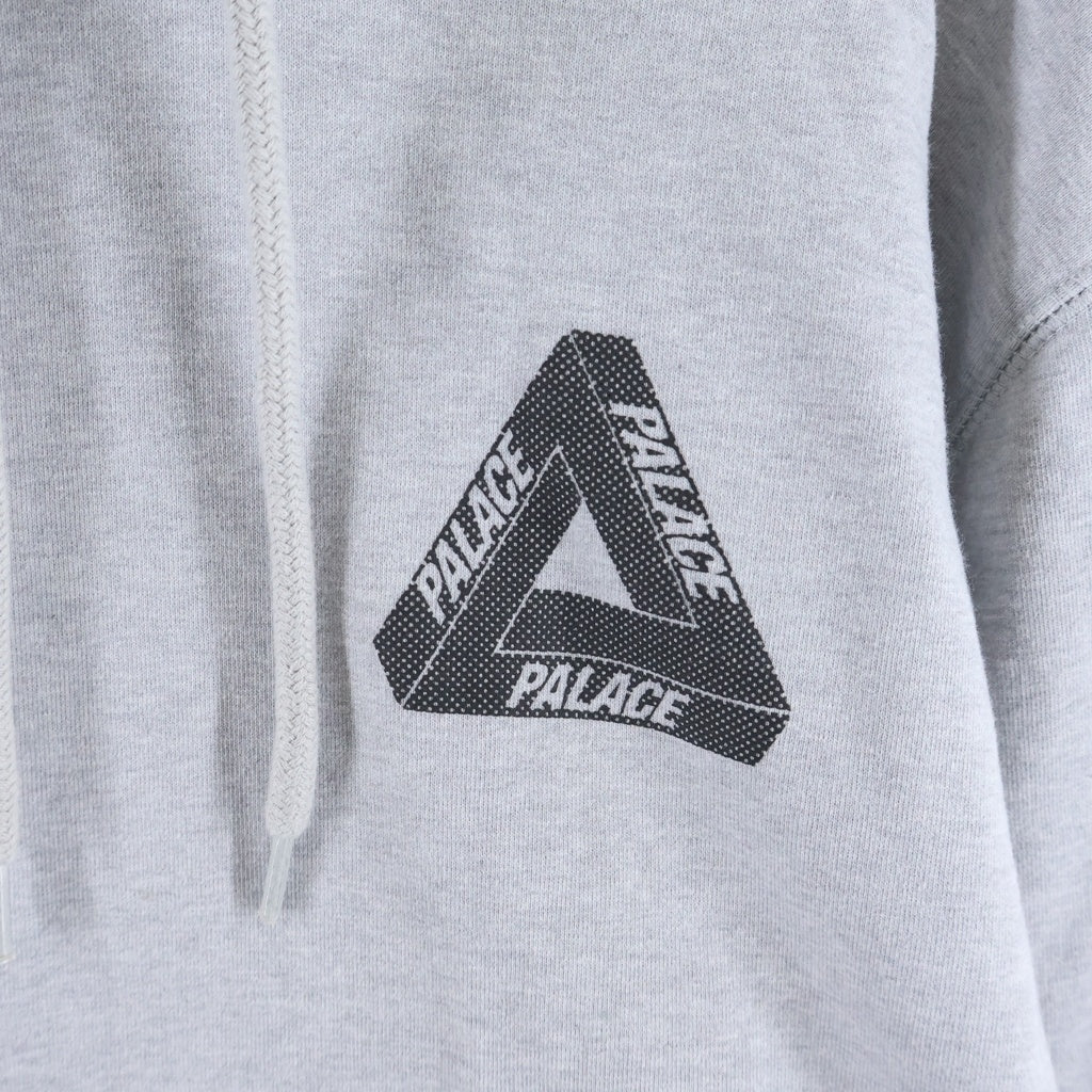 Palace Skateboards(パレススケートボーズ) 22SS TRI-MESH HOOD メッシュパネルロゴプルオーバーパーカー グレー