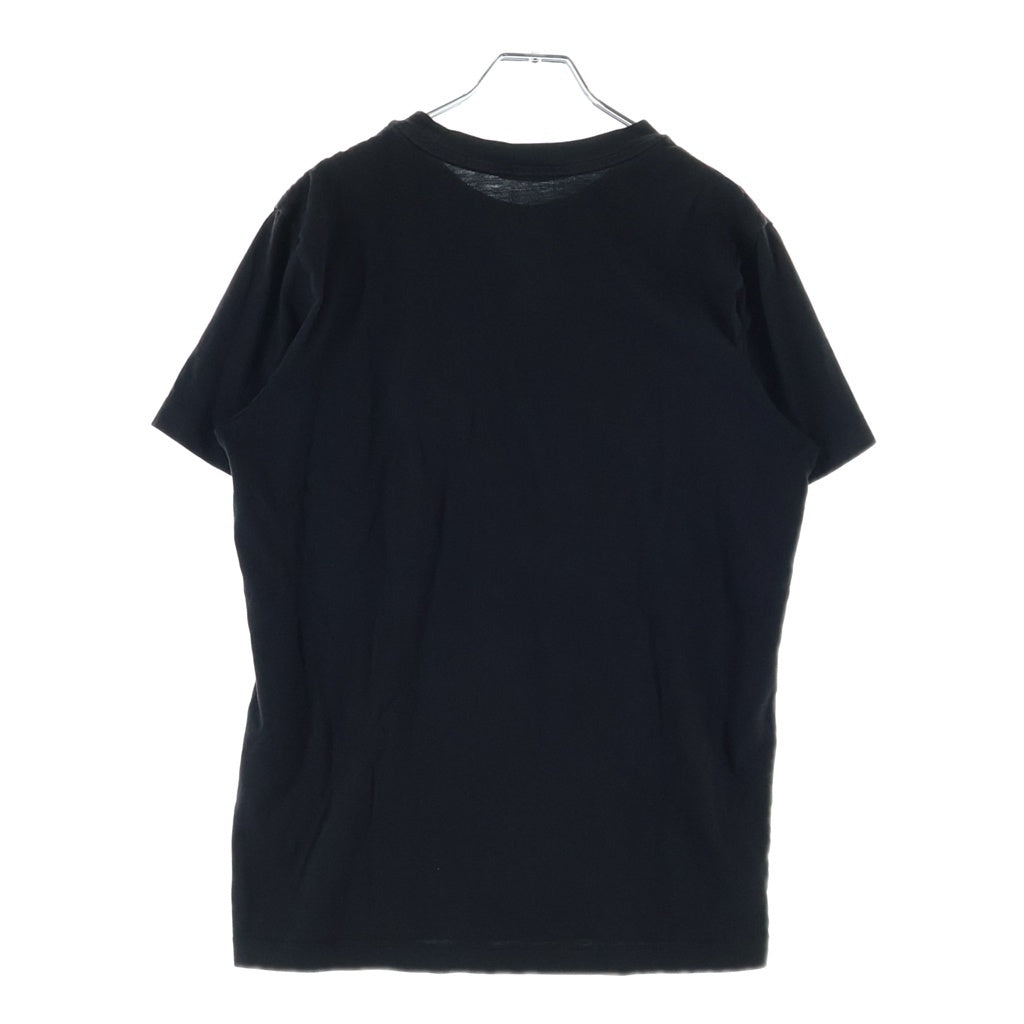 MONCLER(モンクレール) 23AW フロントロゴデザイン クルーネック 半袖Tシャツ カットソー ブラック I20918C00047 8390T