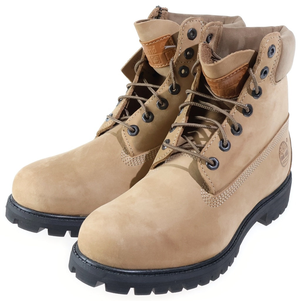 Timberland(ティンバーランド) プレミアム 6インチ レースアップ ウォータープルーフ ブーツ ベージュ TB0A2P6WEN3