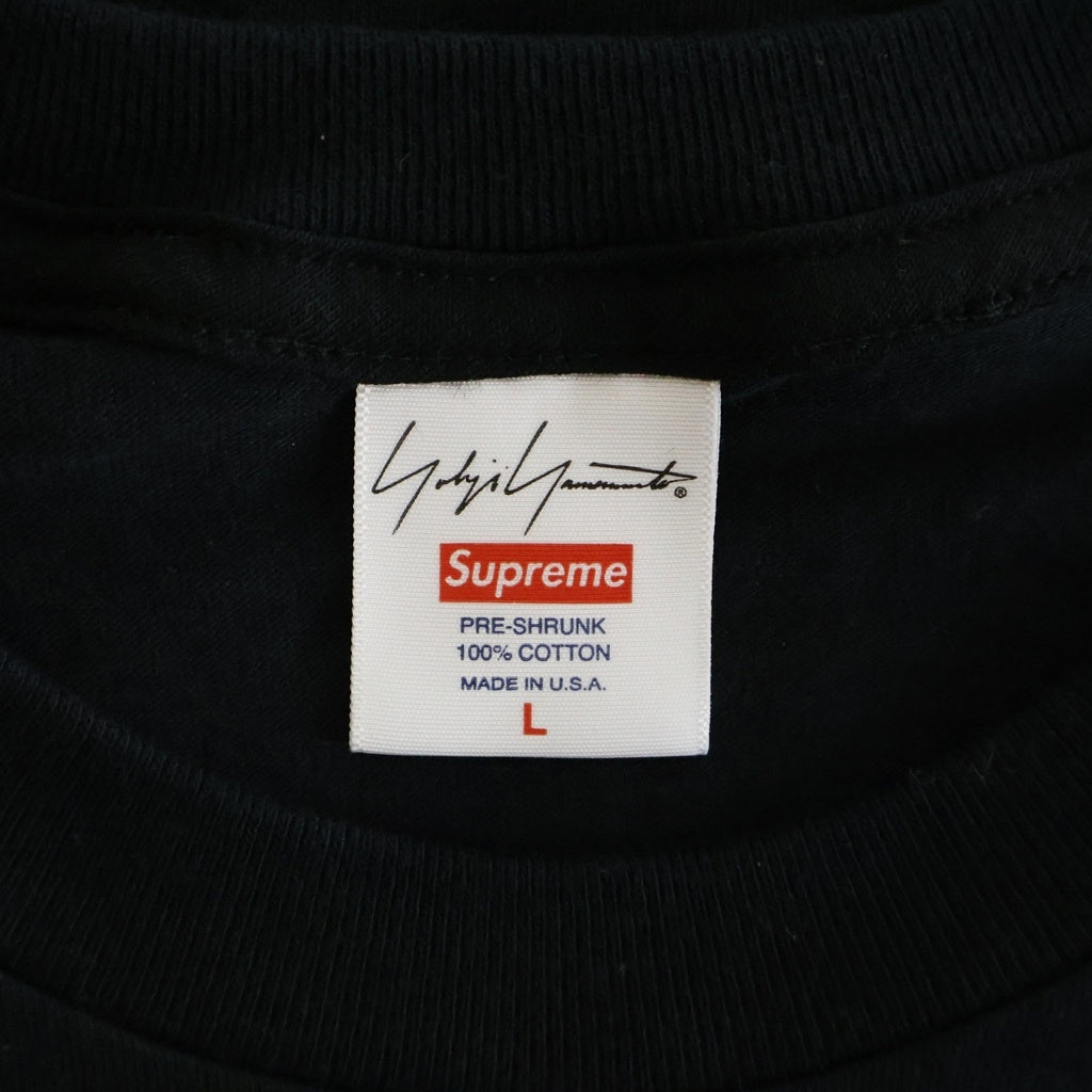 SUPREME(シュプリーム) 20AW ×Yohji Yamamoto Scribble Wolf Tee ヨウジヤマモト ウルフプリント 半袖Tシャツ カットソー ブラック