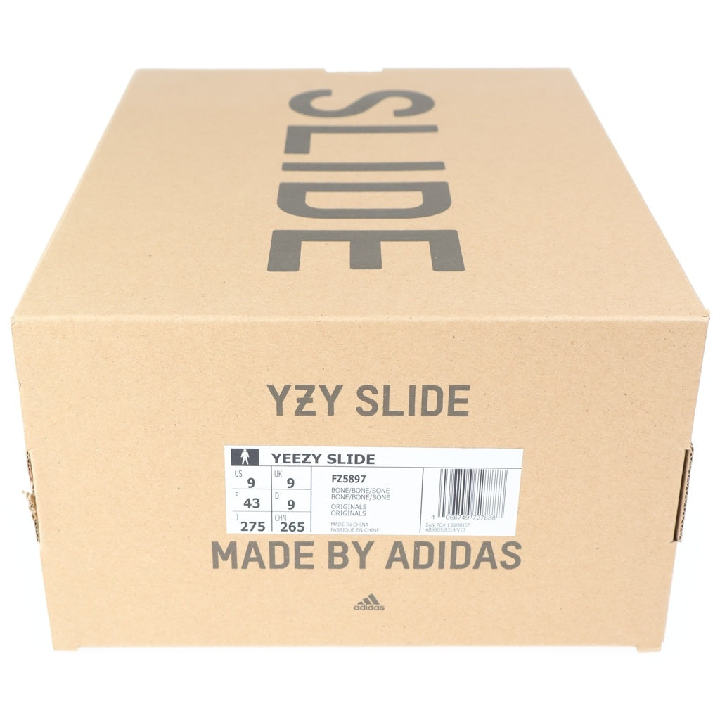 adidas(アディダス) YEEZY SLIDE BONE イージースライド ラバーサンダル ボーン ベージュ US9/27.5cm FZ5897
