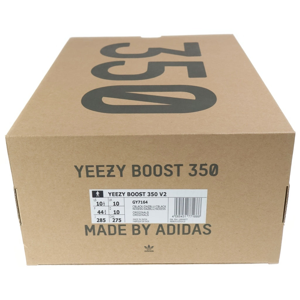 adidas(アディダス) YEEZY BOOST 350V2 DAZZLING BLUE イージーブースト ダスリングブルー ローカットスニーカー ブラック/ブルー US10.5/28.5cm GY7164