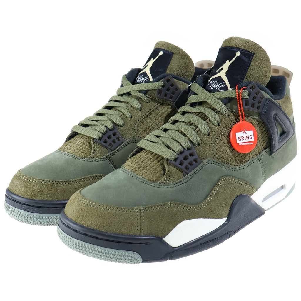 NIKE(ナイキ) AIR JORDAN 4 RETRO SE CRAFT OLIVE エアジョーダン4 レトロ クラフト ハイカットスニーカー オリーブ US10/28cm FB9927-200