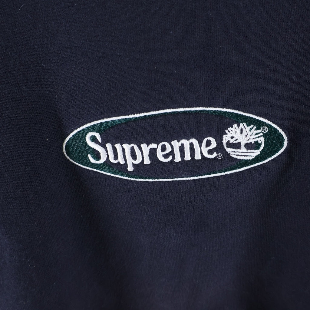 SUPREME(シュプリーム) 21SS ×Timberland Crewneck Sweat ティンバーランド クルーネック スウェット トレーナー ネイビー