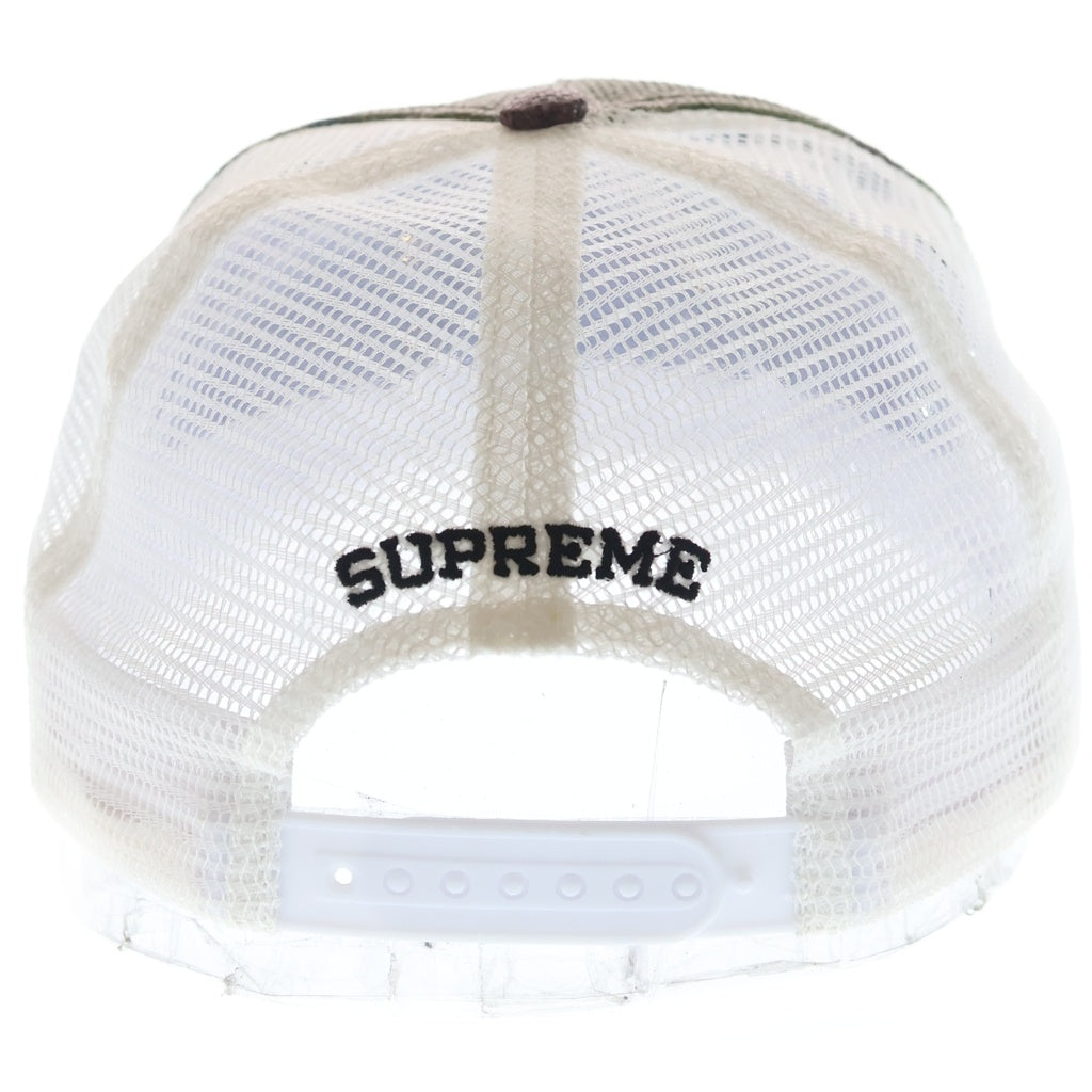 SUPREME(シュプリーム) 26SS Raffia Mesh Back 5-Panel Camo ラフィア メッシュキャップ カモフラ柄
