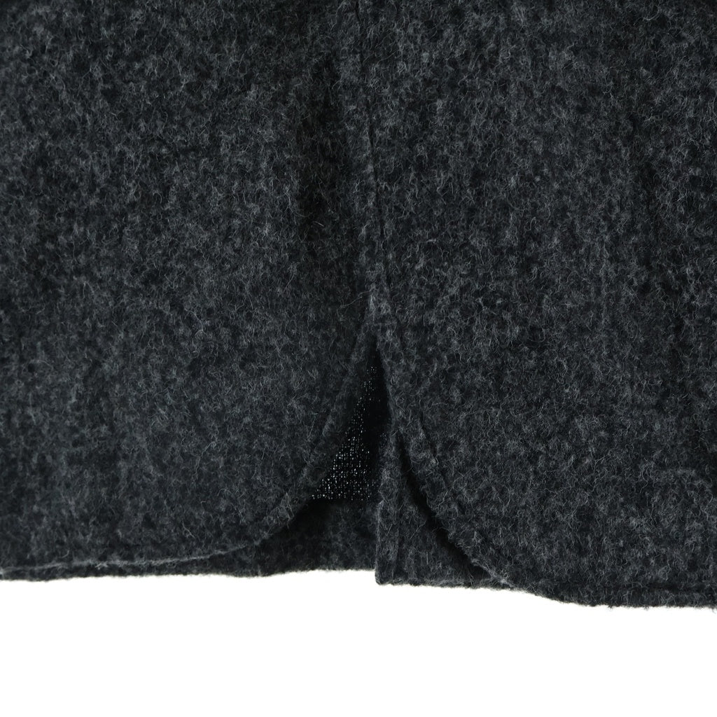 DOLCE & GABBANA(ドルチェアンドガッバーナ) アルパカロングジャケット ライトアウター グレー #50 TJS57/U3BR CA00985 レディース