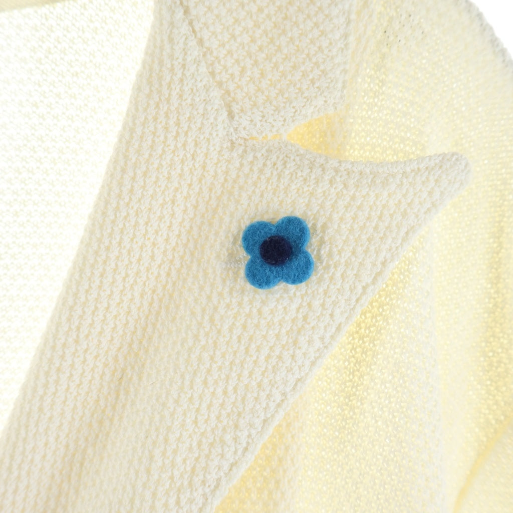 LARDINI(ラルディーニ) ダブルブレストニットジャケット アイボリー #M JKLJM21 レディース