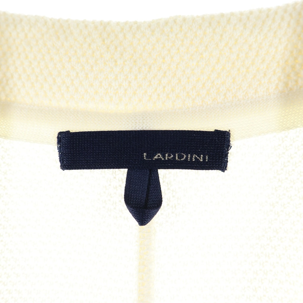 LARDINI(ラルディーニ) ダブルブレストニットジャケット アイボリー #M JKLJM21 レディース