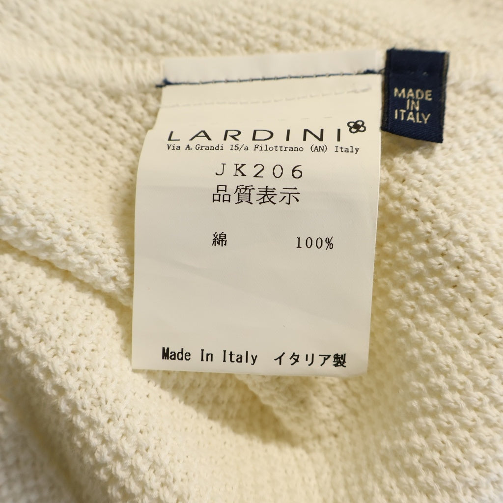 LARDINI(ラルディーニ) ダブルブレストニットジャケット アイボリー #M JKLJM21 レディース