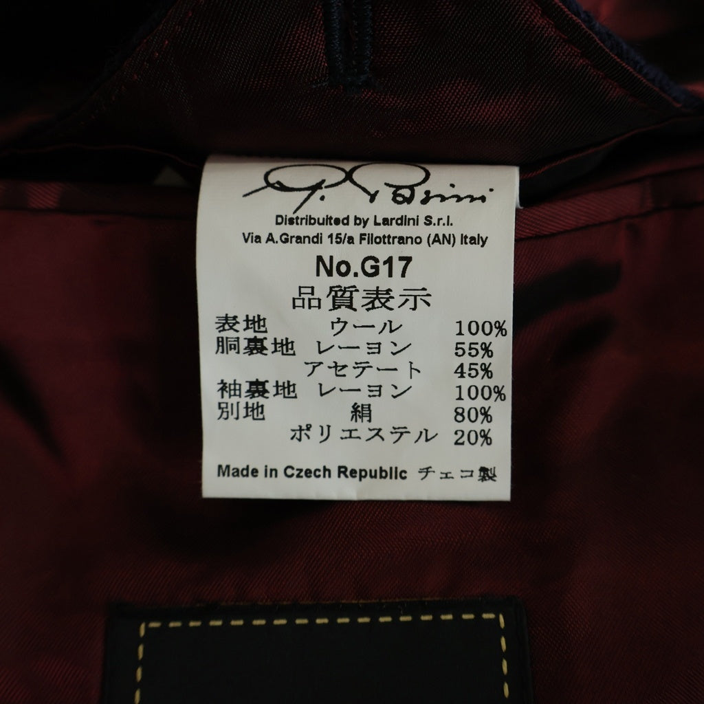 GABRIELE PASINI(ガブリエレ パジーニ) ウールジャケット ネイビー×レッド #48 JG50018QBD G5422 レディース