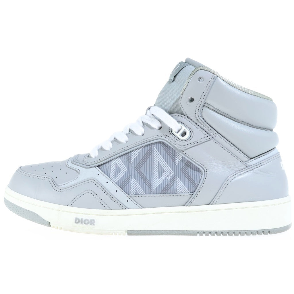 DIOR(ディオール) B27 CD Diamond CDダイヤモンド ミドルカットスニーカー グレー 3SH133ZPP