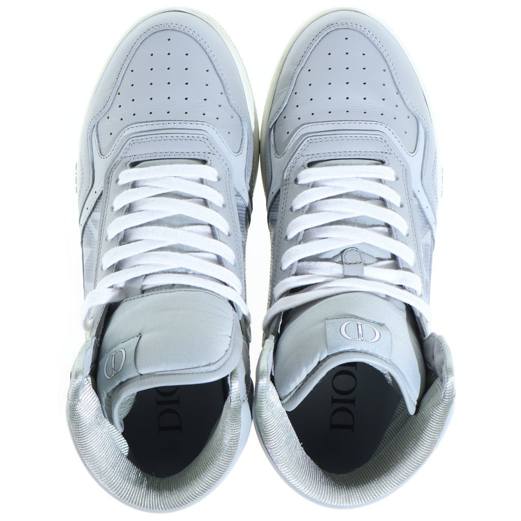 DIOR(ディオール) B27 CD Diamond CDダイヤモンド ミドルカットスニーカー グレー 3SH133ZPP