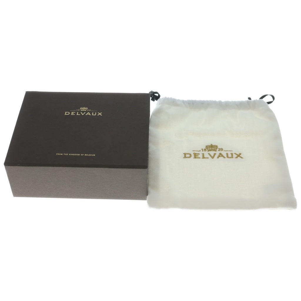 DELVAUX(デルボー) パンD マルチファンクション レザー コインケース カードケース カーキ/イエロー
