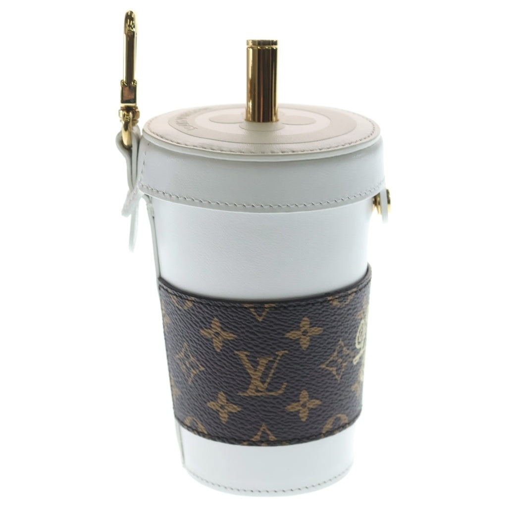 LOUIS VUITTON(ルイヴィトン) モノグラム バッグチャーム LVカップ ホワイト/ブラウン M02559 レディース