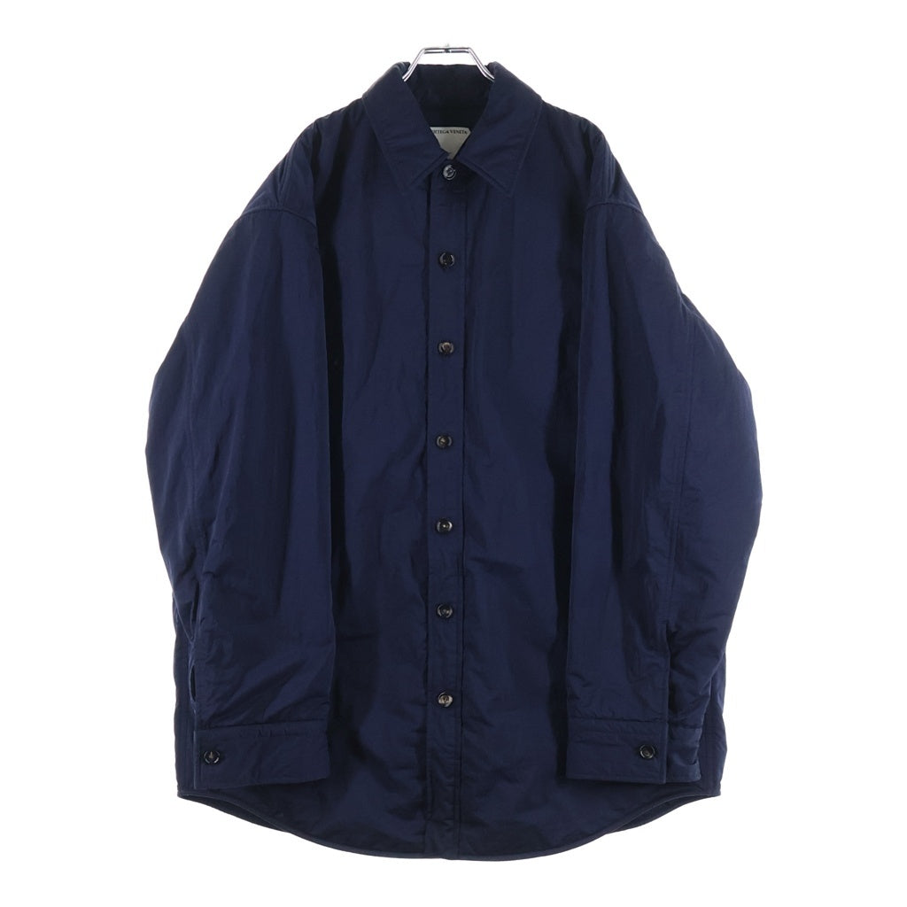 BOTTEGA VENETA(ボッテガヴェネタ) 中綿 裏地キルティング ナイロン ジャケット ネイビー 778655