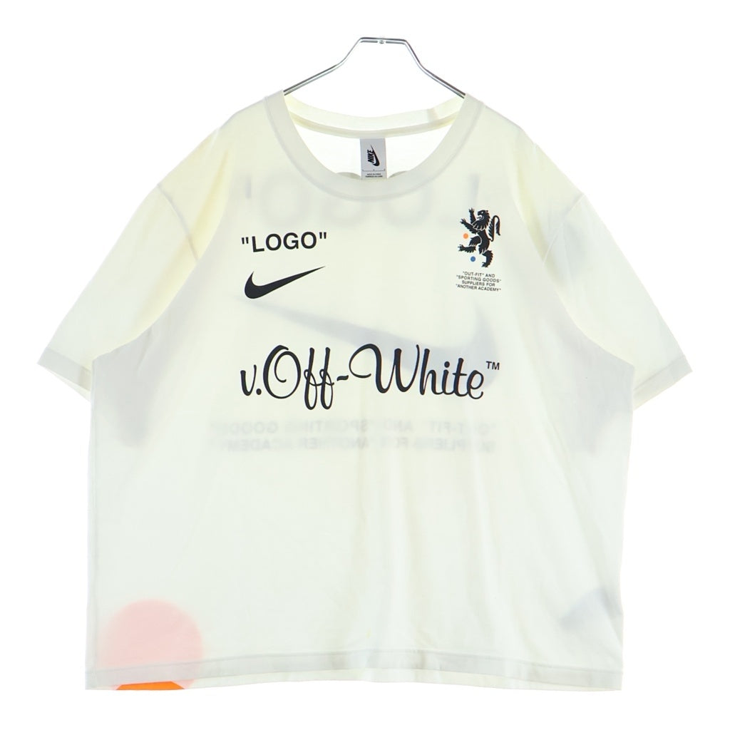 NIKE(ナイキ) ×OFF-WHITE Big Swoosh S/S Tee オフホワイト ビッグスウッシュ 半袖Tシャツ ホワイト AJ3374-100