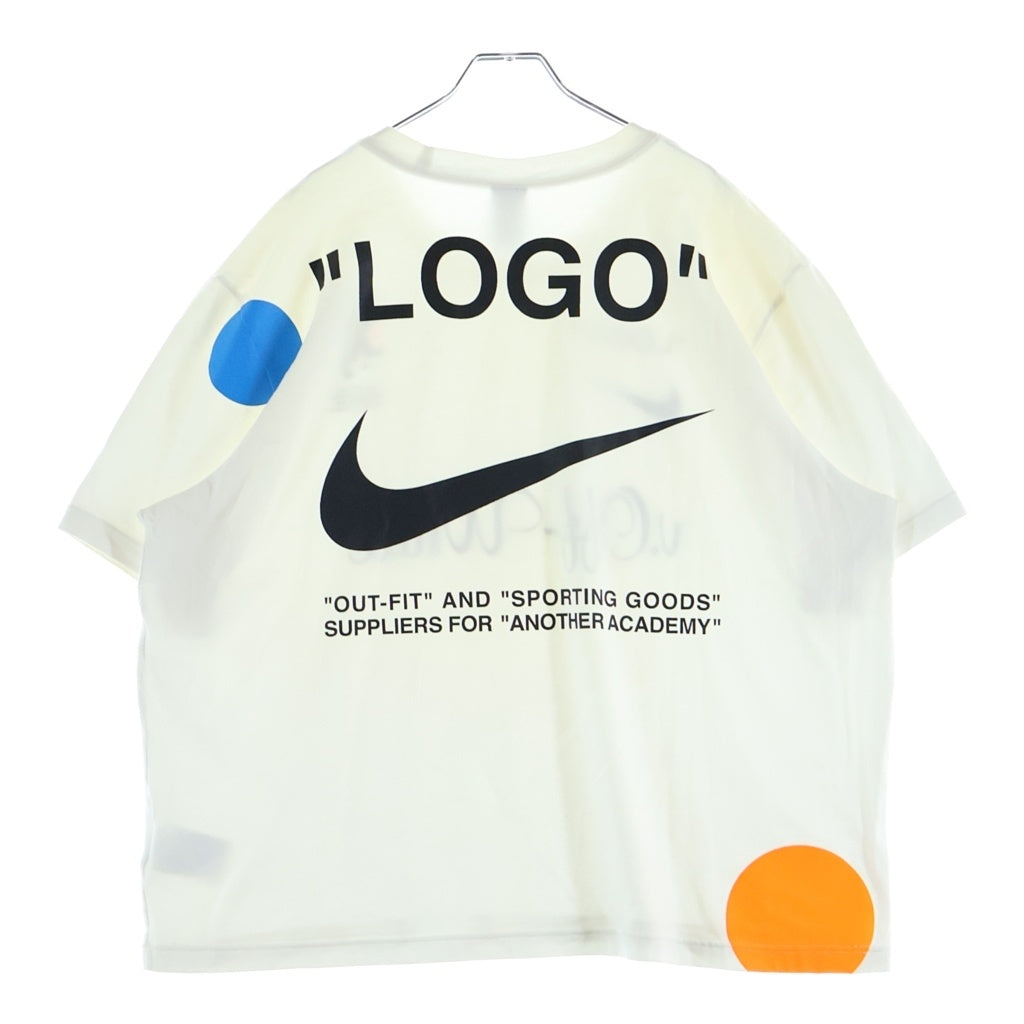 NIKE(ナイキ) ×OFF-WHITE Big Swoosh S/S Tee オフホワイト ビッグスウッシュ 半袖Tシャツ ホワイト AJ3374-100