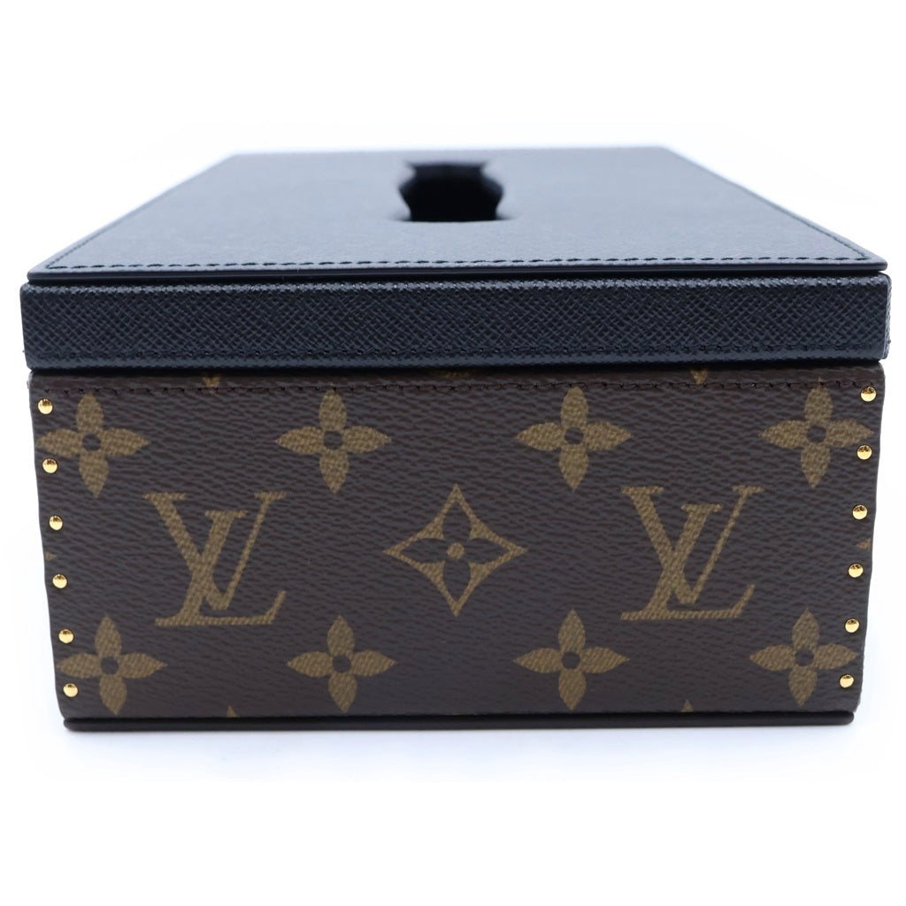LOUIS VUITTON(ルイヴィトン) モノグラム ティッシュボックス ブラウン/ブラック GI1445 レディース