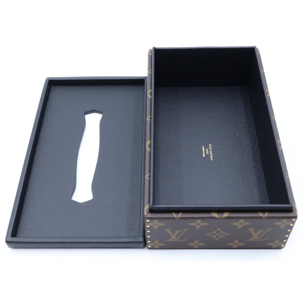 LOUIS VUITTON(ルイヴィトン) モノグラム ティッシュボックス ブラウン/ブラック GI1445 レディース