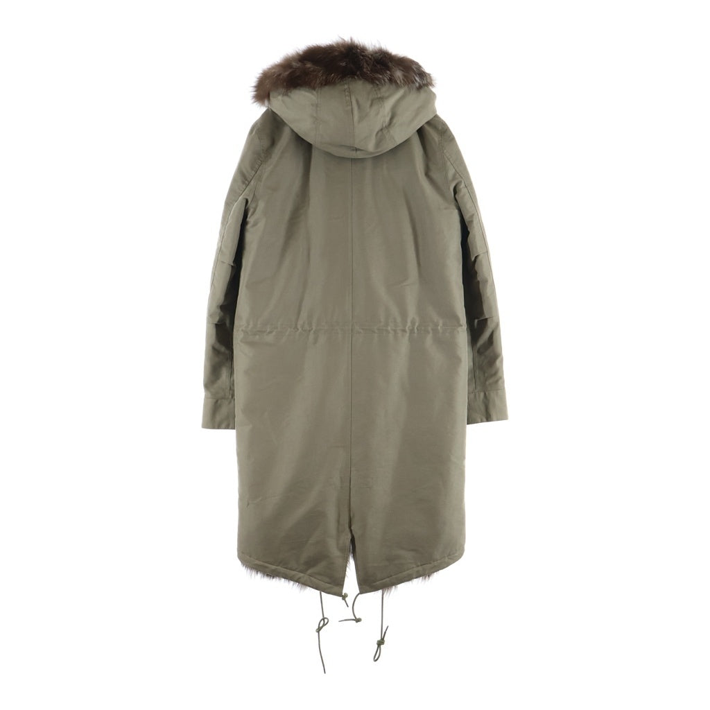 jun hashimoto(ジュンハシモト) 20AW FUR MODS COAT モッズコート カーキ 1012020014