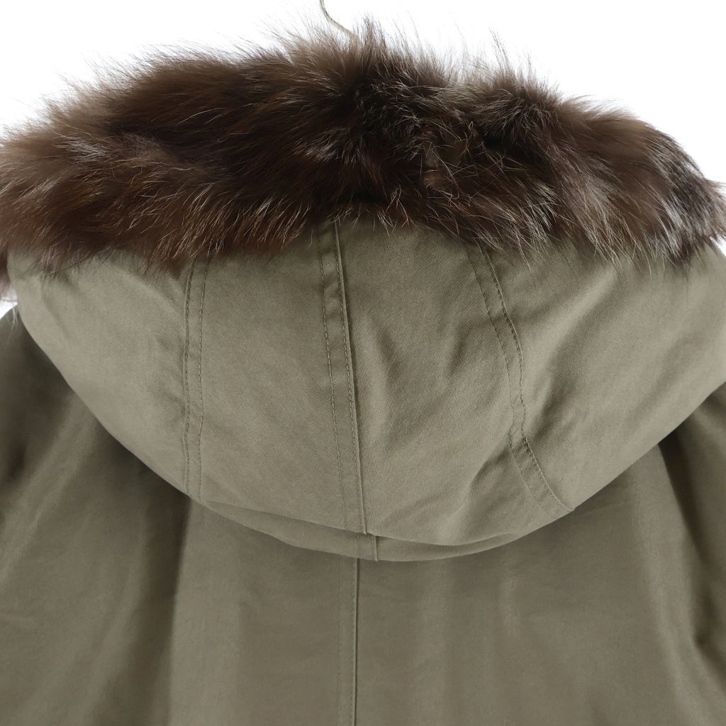 jun hashimoto(ジュンハシモト) 20AW FUR MODS COAT モッズコート カーキ 1012020014