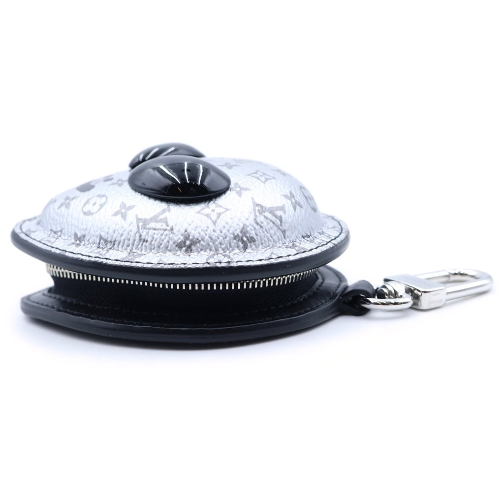 LOUIS VUITTON(ルイヴィトン) モノグラム LV エイリアン バッグチャーム ブラック/シルバー M02429 レディース
