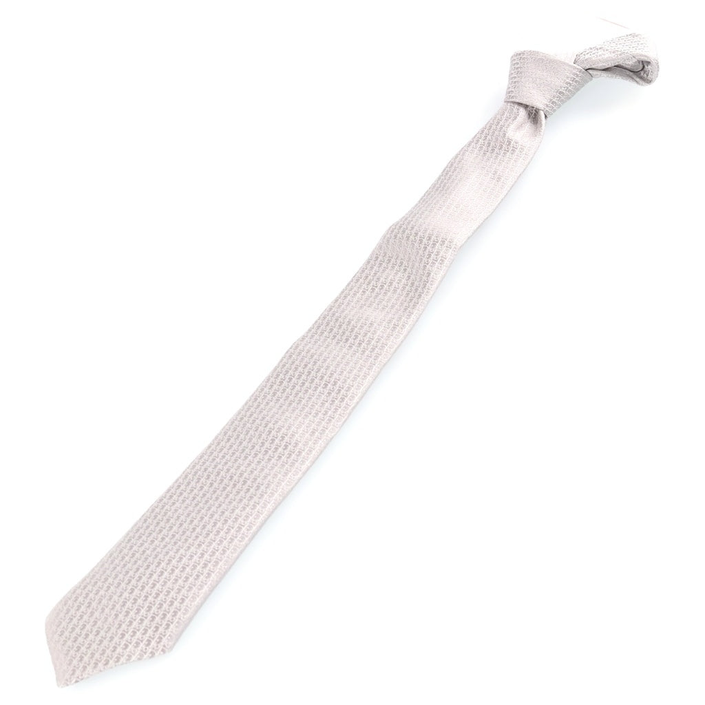 DIOR(ディオール) Obrique Tie オブリーク総柄 シルク ネクタイ グレー