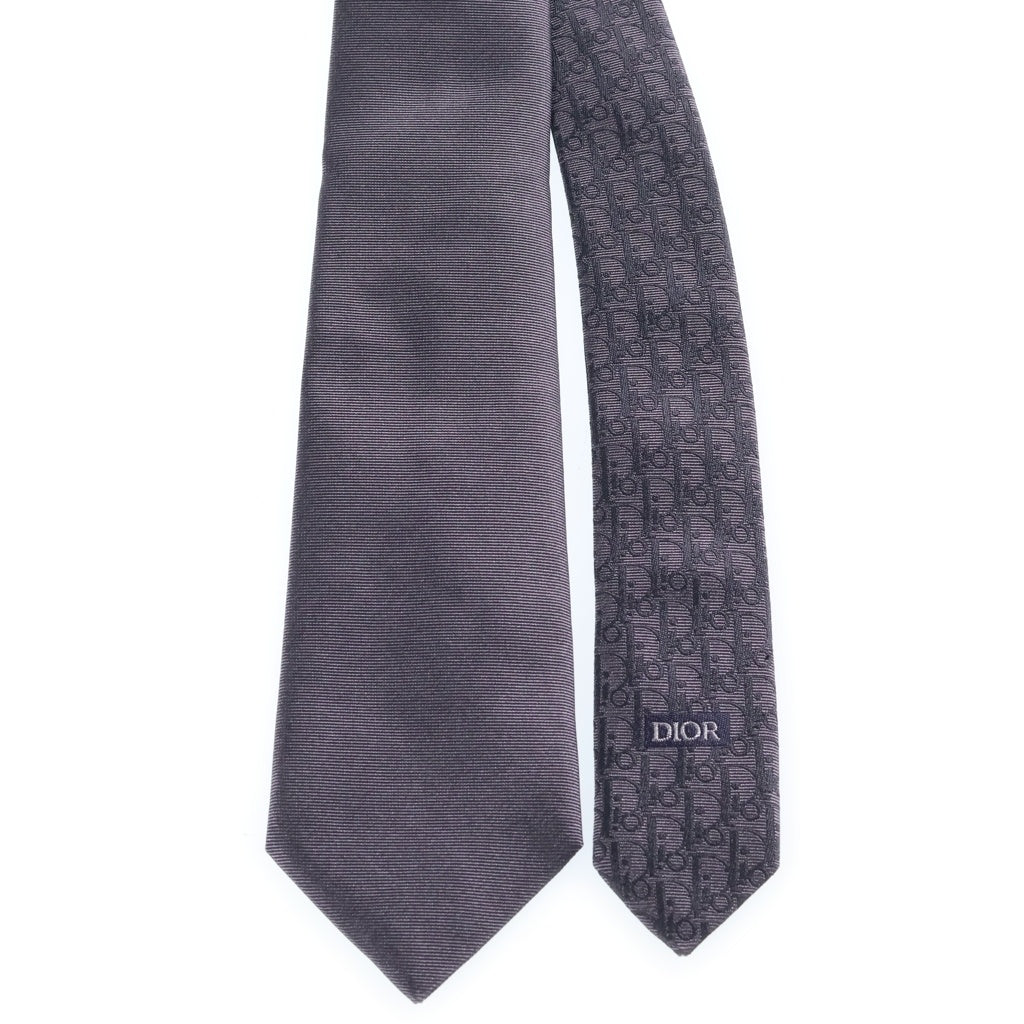 DIOR(ディオール) Obrique Tie オブリーク シルク ネクタイ ネイビー