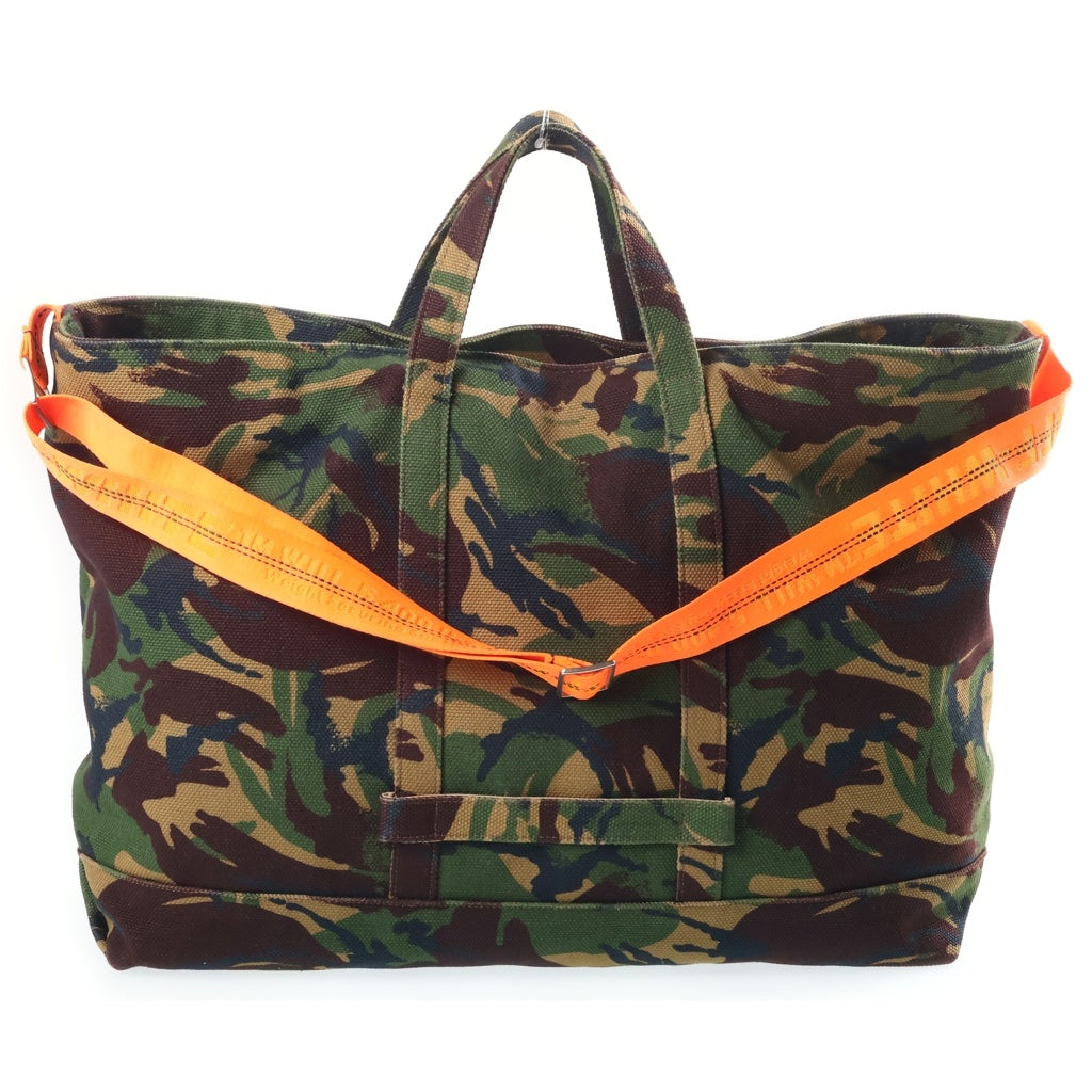 OFF-WHITE(オフホワイト) Camouflage 2Way Tote Bag 2ウェイ トートバッグ カモフラ カーキ OMNA003S18861036