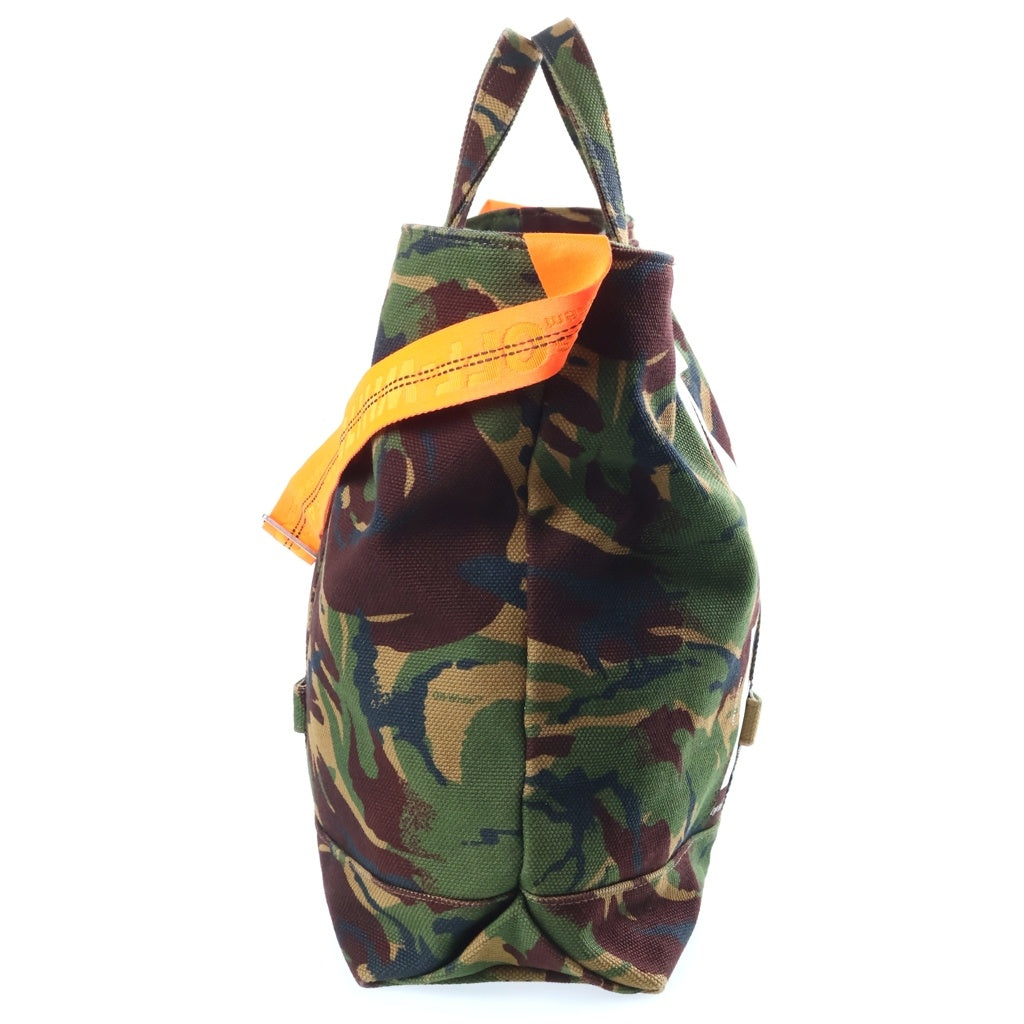 OFF-WHITE(オフホワイト) Camouflage 2Way Tote Bag 2ウェイ トートバッグ カモフラ カーキ OMNA003S18861036