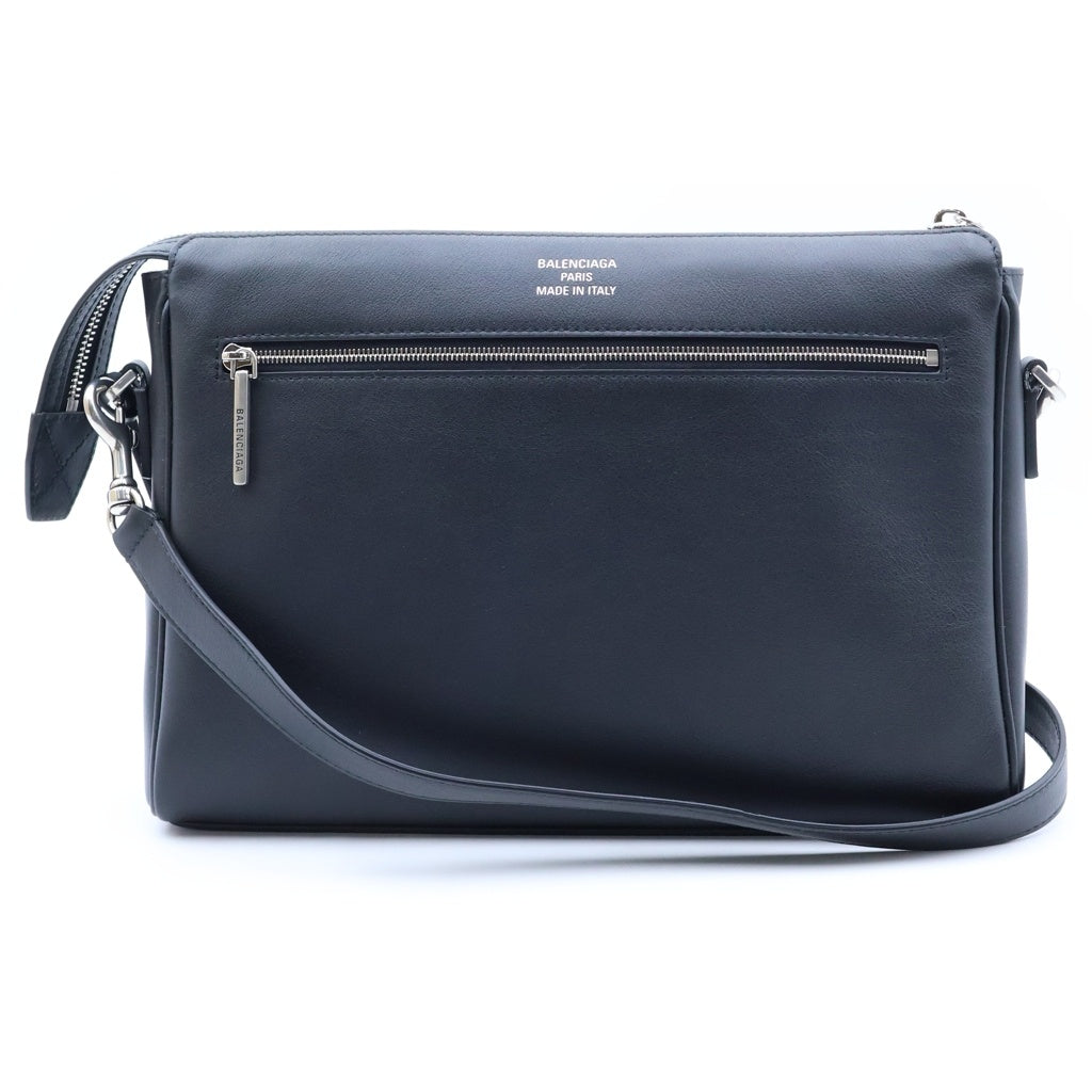 BALENCIAGA(バレンシアガ) Bel Air ベルエア ジップ レザー メッセンジャーバッグ ブラック 834032 レディース