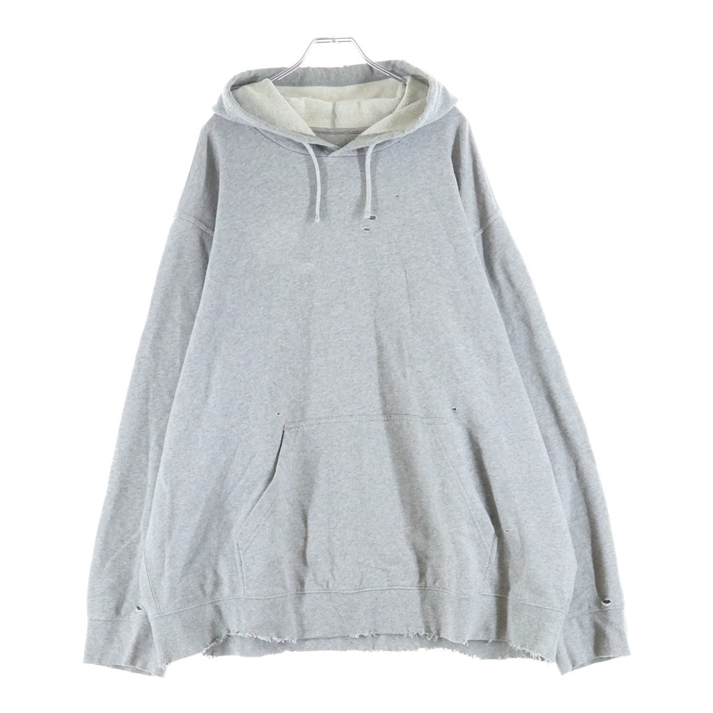 GIVENCHY(ジバンシィ) ダメージ加工 スウェット プルオーバーパーカー グレー BMJ0L03YF4